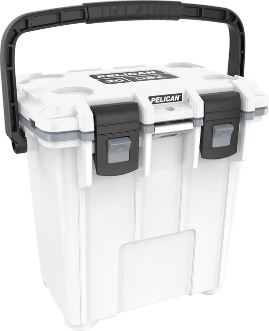Pelican , Pelican 20q-1-whtgry     20qt Elite Cooler Wht/gry