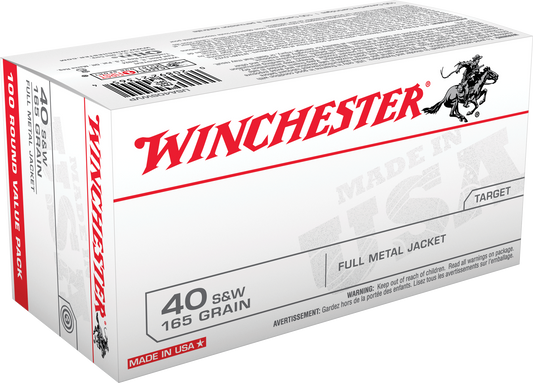 Winchester Ammo Usa, Win Usa40swvp 40s        165 Fmj            100/05