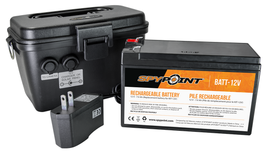 Spypoint Rechargeable Battery, Spypoint Kit-12v    Rec 12v Batt/chargr