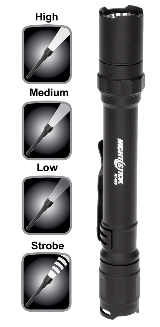 Nightstick Mt-220, Nstick Mt220       Minitac Pro Light 2aa