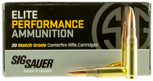 Sig Sauer Elite Match Grade, Sig E308m1-20    308      168 Otm Mtch       20/10