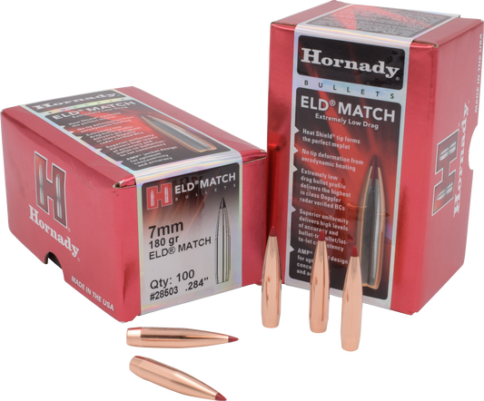 Hornady Eld Match, Horn 28503  Bull .284 180 Eld-m             100/15