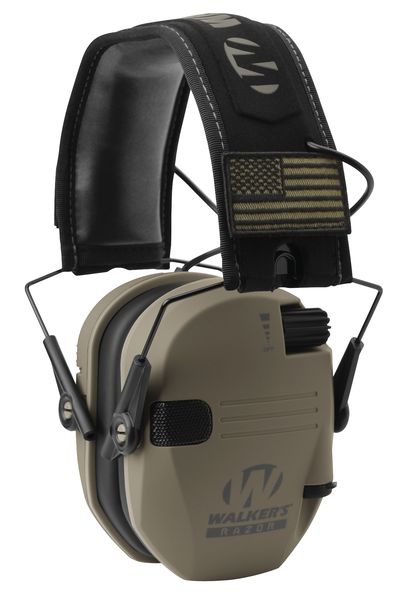 Walkers Game Ear Razor, Wlkr Gwp-rsempat     Razr Patriot Muff Fde