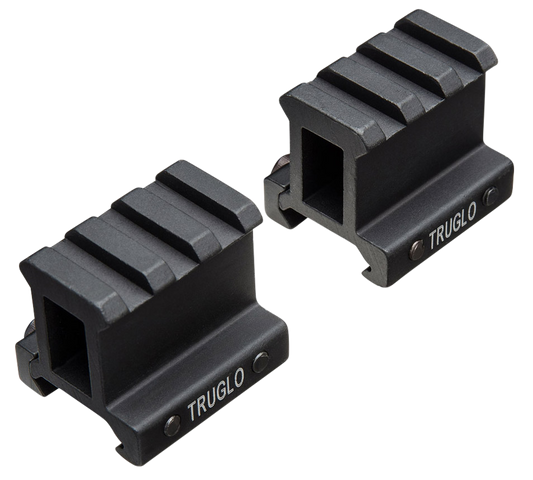 Truglo Riser Mount, Tru Tg-8992b     Riser Mnt Pict 1in  2-pc