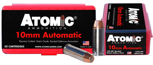 Atomic Pistol, Atomic 00432 10mm        180 Match Hp        50/10
