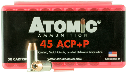 Atomic Pistol, Atomic 00412 45acp+p     185 Match Hp        50/10