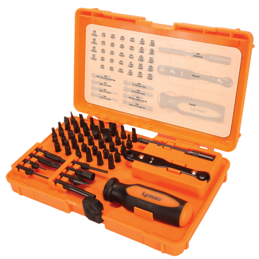 Lyman Master Gunsmith, Lym 7991360 Tool Kit 45pc