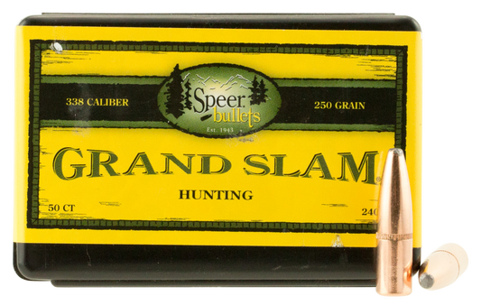Speer Ammo Grand Slam, Speer 2408      Bull .338 250 Grandslam         50