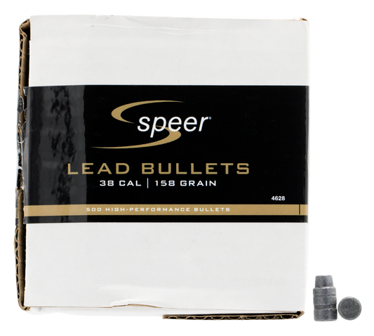 Speer Ammo Handgun, Speer 4628      Bull .358 158 Swc Hp           500