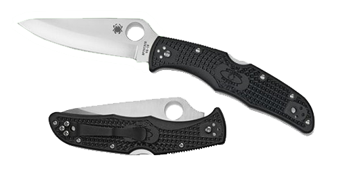 Spyderco Endura 4, Spy C10pbk     Endura     3 3/4  Bk/pln
