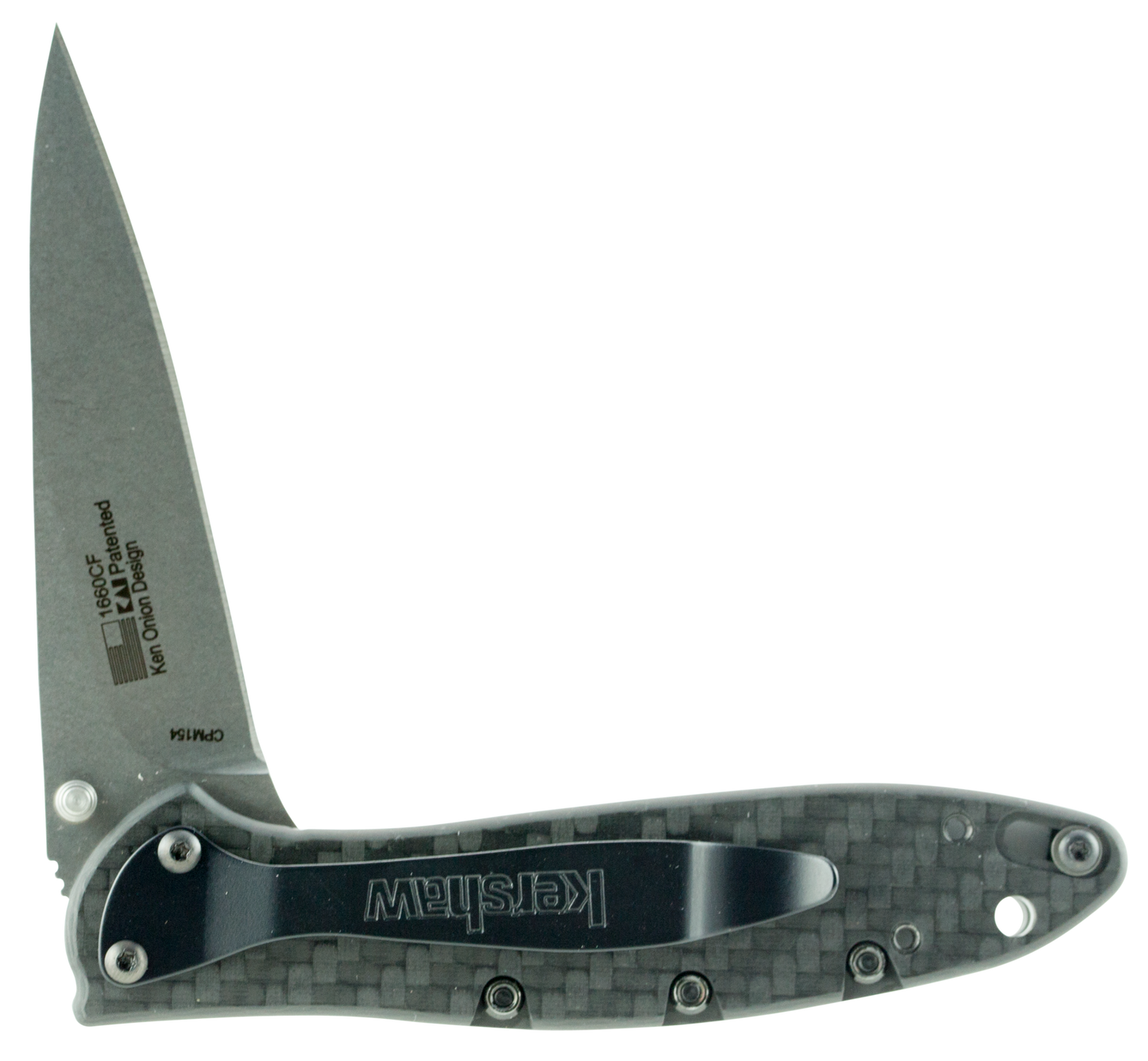Kershaw Leek, Ker 1660cf      Leek Cpm154 Carbon Fiber
