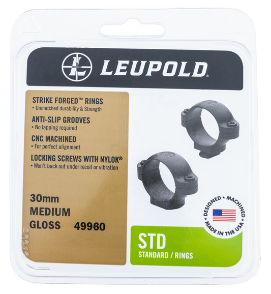 Leupold Standard, Leu 51033  30mm Rings Sup High      Mt