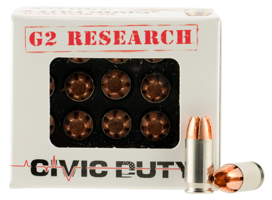 G2 Research Civic Duty, G2r        380 Acp   Civic Duty              20/25