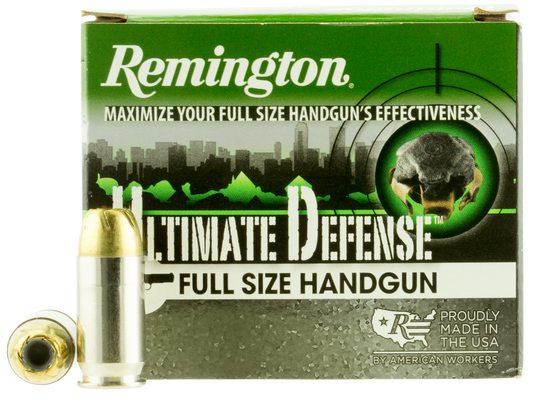 Remington Ammunition Ultimate Defense, Rem 28973 Hd45apc   Ultd 45+       185bjhp   20/25