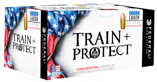 Federal Train + Protect, Fed Tp9vhp1      9mm       115 Trn/pro       50/10