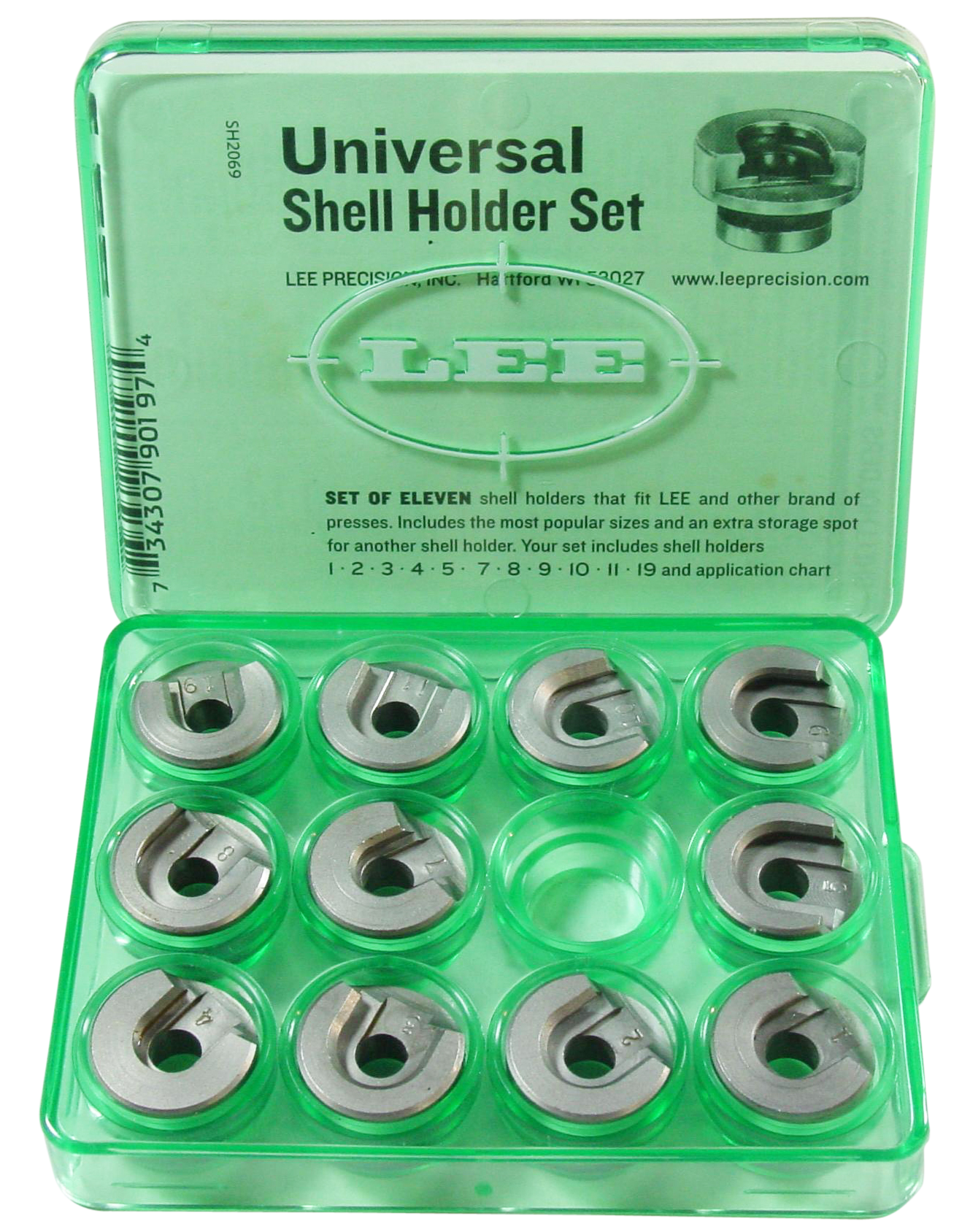 Lee Universal, Lee 90197 Set/univ Press Shell Holders