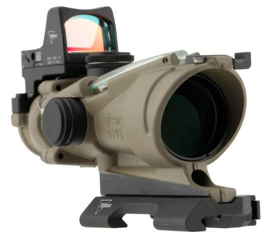 Trijicon Acog Ecos, Trj 100554  Ta31ecosg  Combo 4x32/rmr2 3.25moa Fde