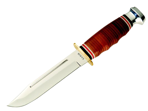 Ka-bar Marine Hunter, Kabar 1235    Marine Hunter Leather Hnd