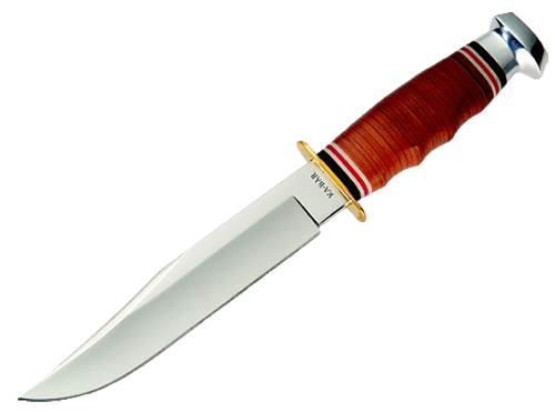 Ka-bar Bowie, Kabar 1236    Bowie Leather Handle