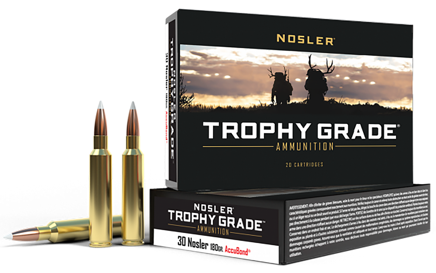 Nosler Trophy Grade, Nos 60117 Trophy 30 Nos   180 Accubond       20/10