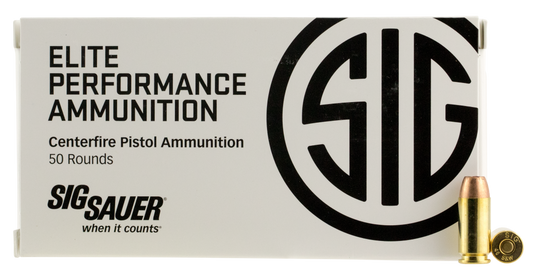Sig Sauer Elite V-crown, Sig E40sw1-50     40s     165 Jhp Vcrwn      50/10