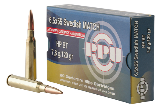 Ppu Match, Ppu Ppm6        6.5x55 Swed 120 Match        20/10