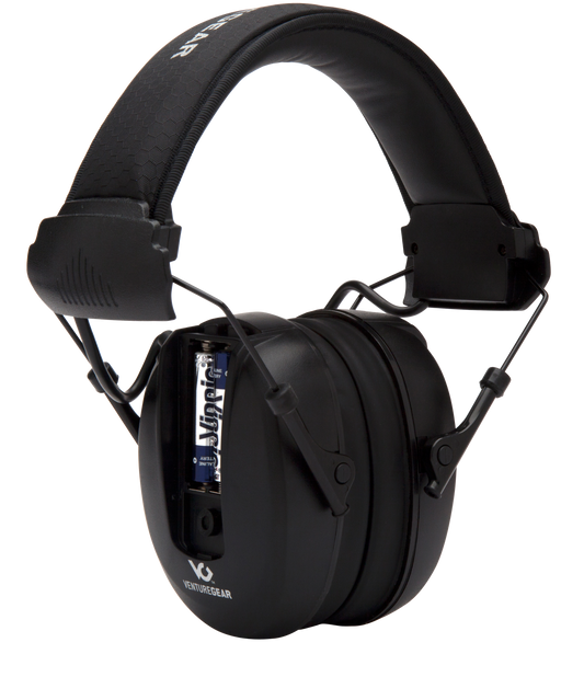 Pyramex Venture Gear, Pyra Vgpme10     Electronic Muff Nrr24 Black