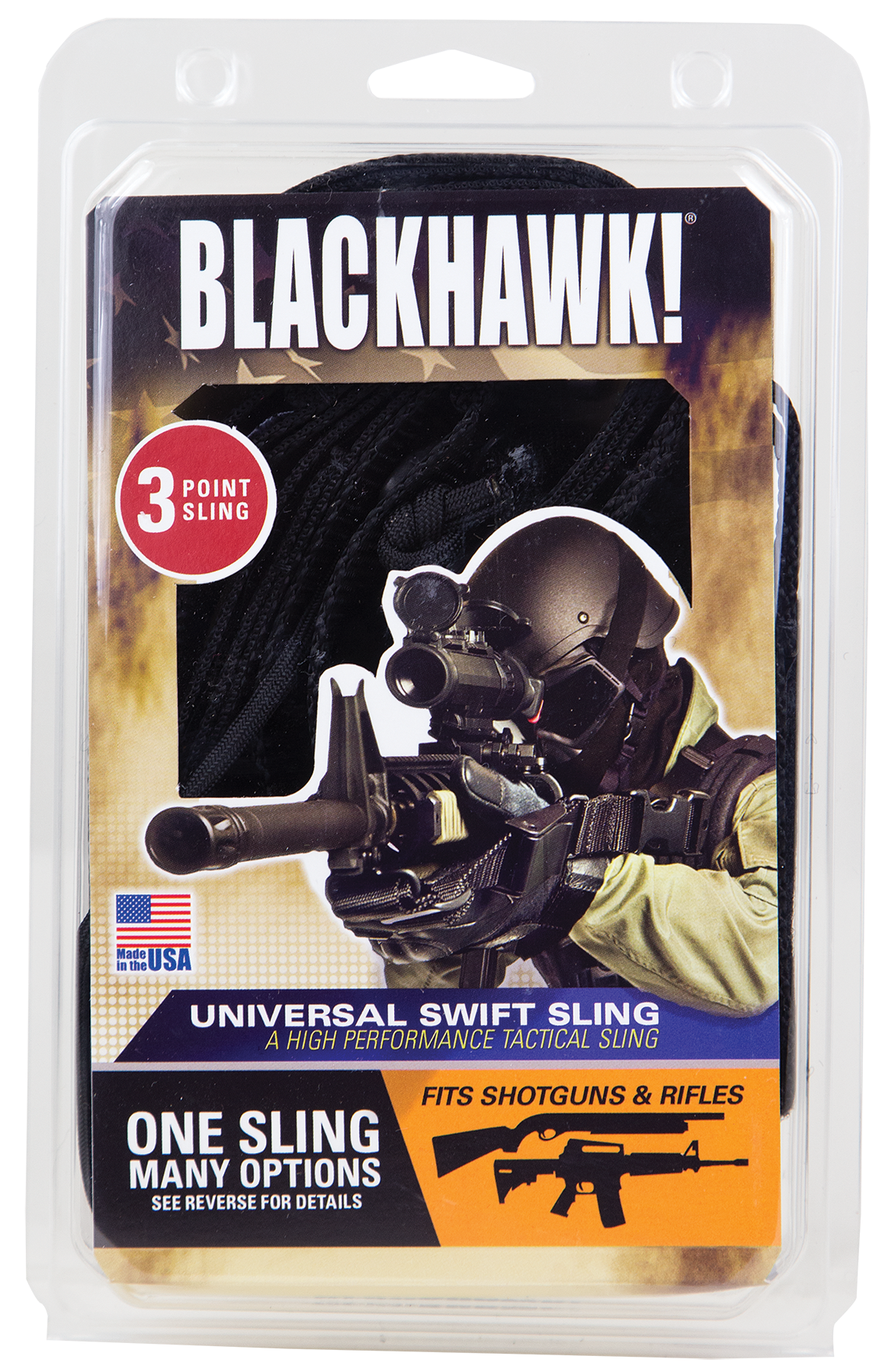 Blackhawk Universal Swift, Bhwk 70gs17bk  Universal Swift Sling