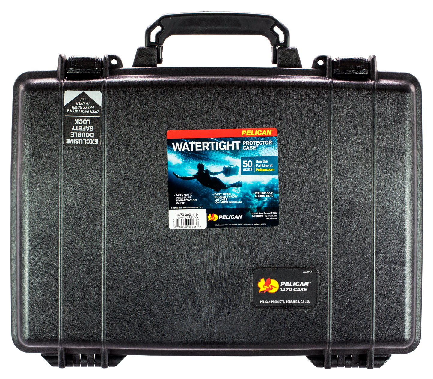 Pelican Protector, Pelican 1470-000-110 16x13x4       Blk