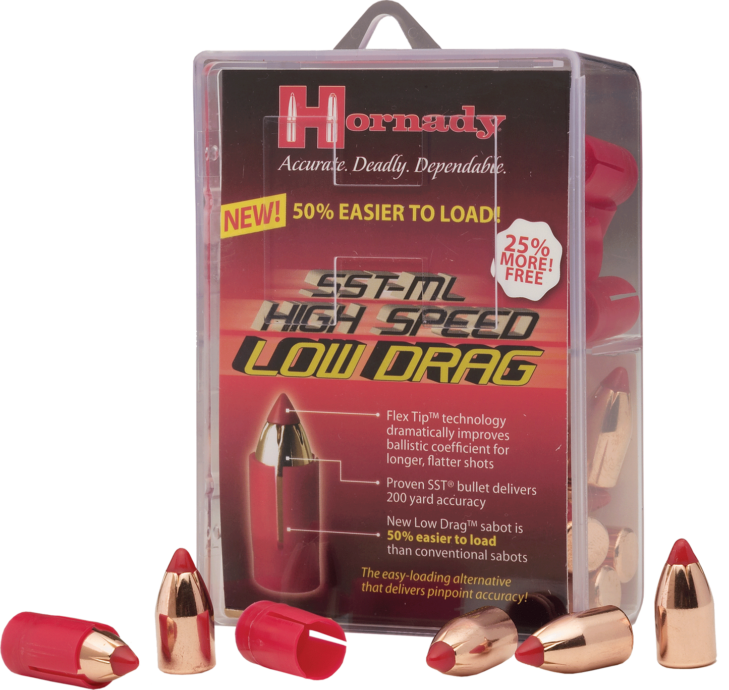 Hornady Monoflex Ml, Horn 67274 50c Low Drag Sab  250 Monoflex   20/10