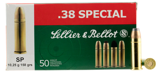 Sellier & Bellot Handgun, S&b Sb38c          38 Sp   158 Sp            50/20