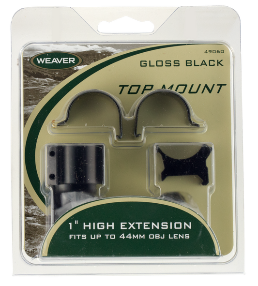 Weaver Mounts Top Mount, Weav 48448 1in Rings Xhi Ext