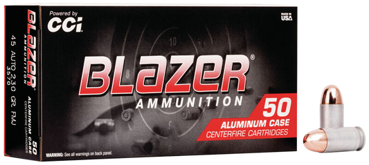 Cci Blazer, Cci 3570    Blazer S 45a      230 Fmj        50/20