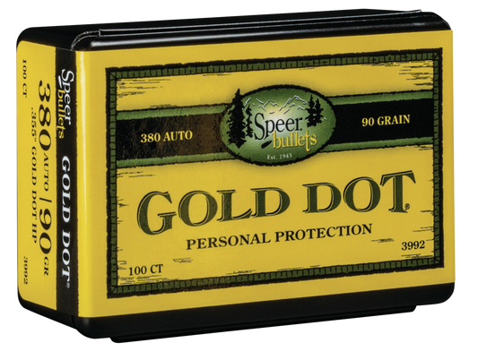 Speer Bullets Gold Dot, Speer 3992      Bull .355  90 Gdhp             100