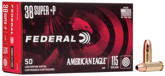 Federal American Eagle, Fed Ae38s3       38 Sup    115 Jhp           50/20