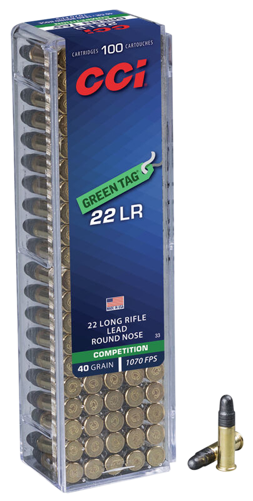 Cci Competition, Cci 0033  22 Lr Green Tag Comp              100/50