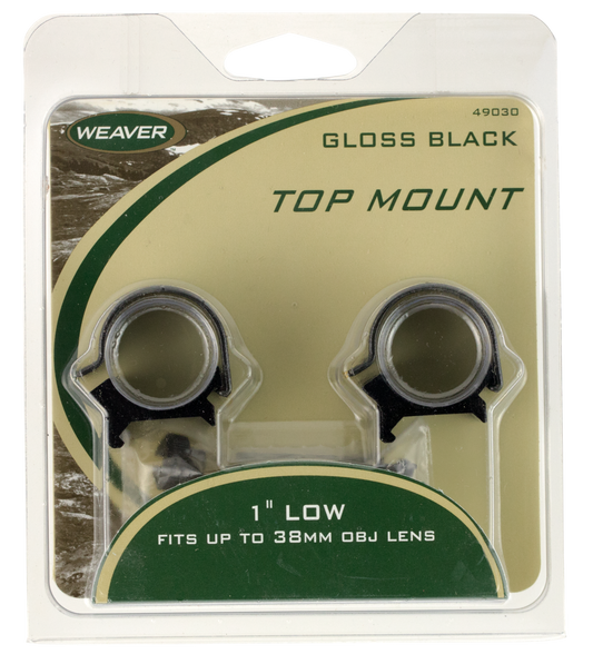 Weaver Mounts Top Mount, Weav 49050 1in Rings Hi  Detachable