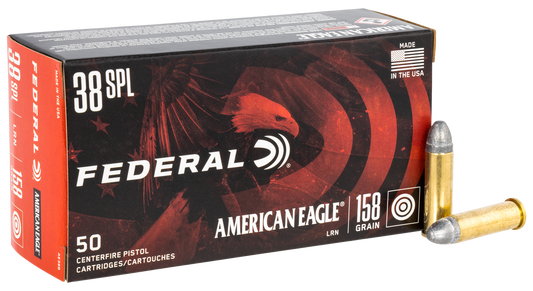 Federal American Eagle, Fed Ae38b        38sp      158 Ldrn          50/20