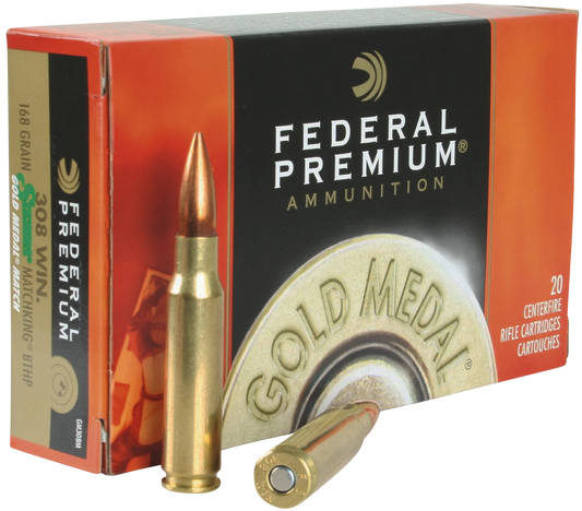 Federal Gold Medal, Fed Gm308m         308     168 Bthp          20/10