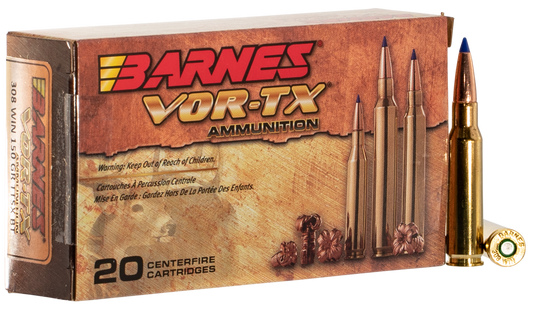 Barnes Bullets Vor-tx, Brns 21540 Bb308w1     308       150 Ttsx Bt 20/10