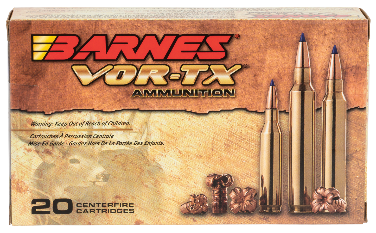 Barnes Bullets Vor-tx, Brns 21537 Bb300wm2    300win    165 Ttsx Bt 20-10