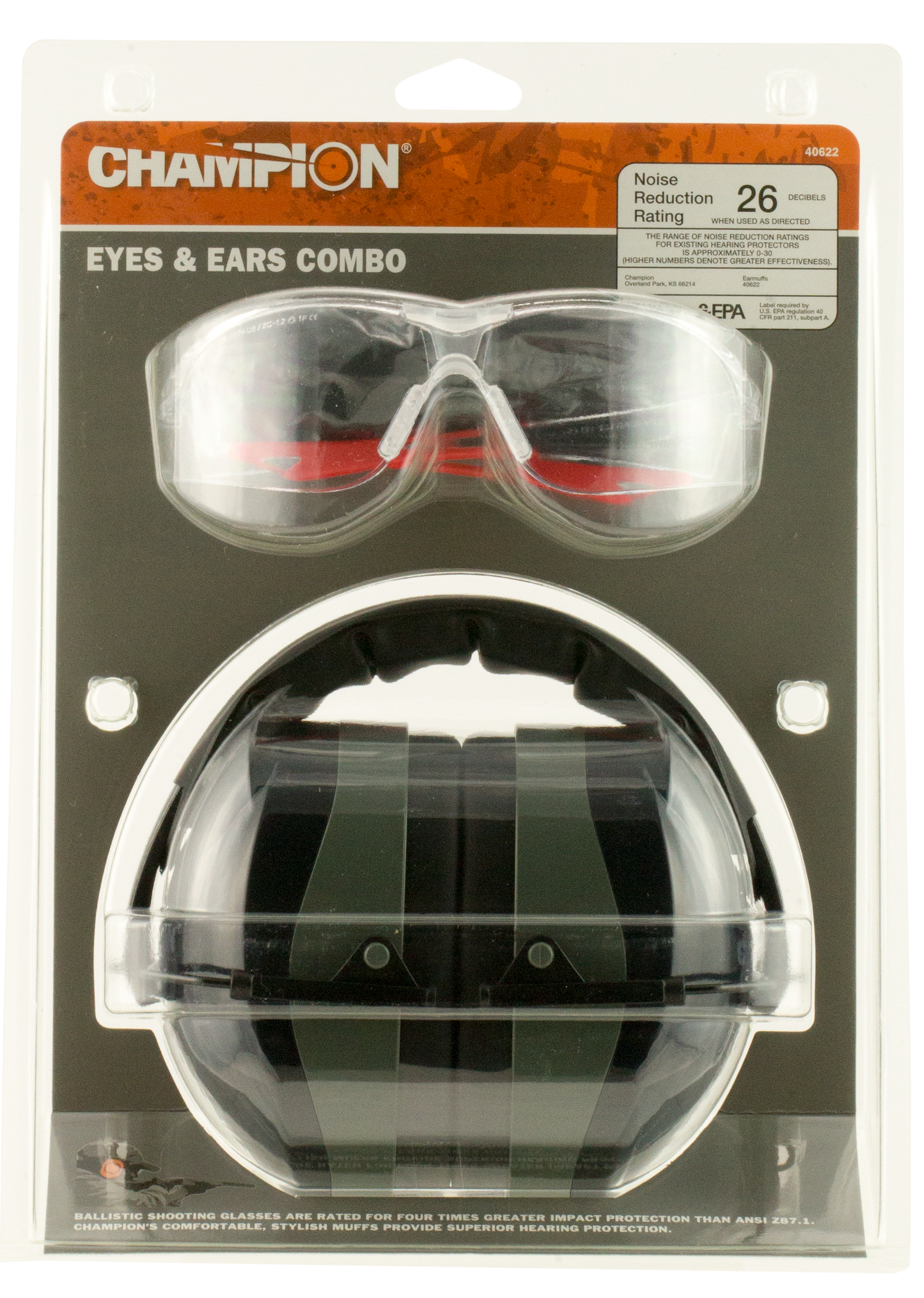 Champion Targets Eyes & Ears, Champ 40622 Ballistic Eyes/ears
