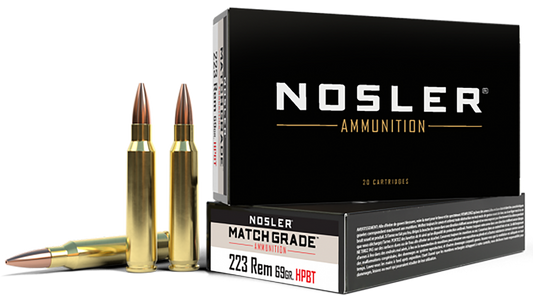 Nosler Match Grade, Nos 60023 Cc 223    Match  69 Hp             20/20