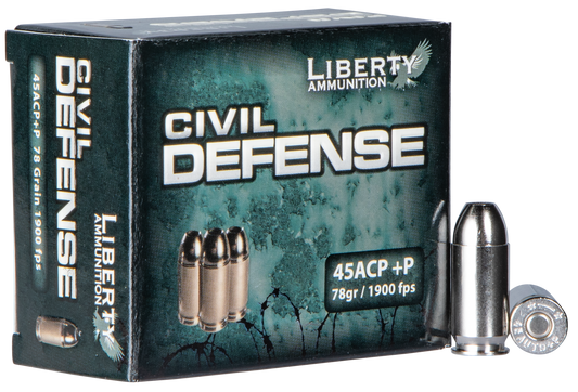 Liberty Ammunition Civil Defense, Liberty La-cd-45-013   45a  78gr             20/50
