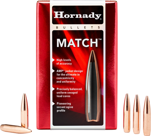 Hornady Match, Horn 30501  Bull .308 168 Bthp              100/15