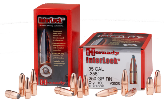 Hornady Interlock, Horn 3510   Bull .358 200 Sp                100/15