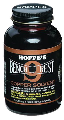 Hoppes Bench Rest, Hop Br904    #9 Br 9 Copper Slvnt 5oz 10pk