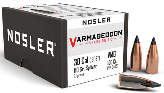 Nosler Varmageddon, Nos 34057 Varmageddon  308  110 Fbt 100