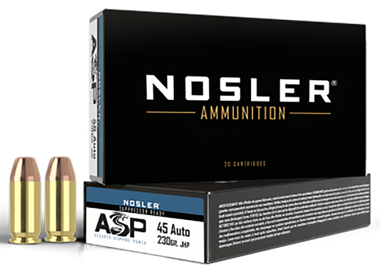 Nosler Assured Stopping Power, Nos 51284 Match Hg 45acp  230 Jhp            50/10