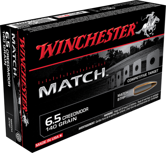 Winchester Ammo Match, Win S65cm         6.5crd 140bthp             20/10